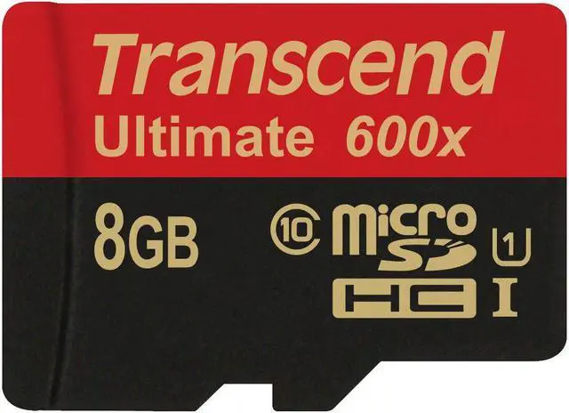 Alt view image 7 of 8 - Transcend Ultimate 8 GB microSD High Capacity (microSDHC) - 1 Card