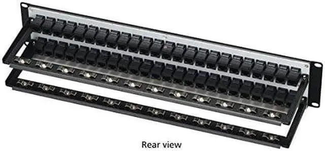 Alt view image 10 of 11 - BlackBox Network Services JPM810A-R2 Feed Through Patch Panel - Unshaccs