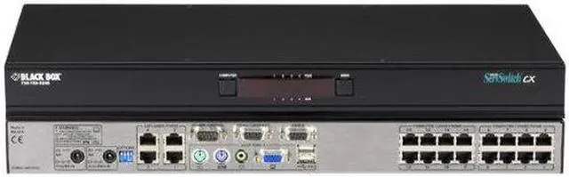 Alt view image 9 of 10 - Black Box ServSwitch CX KVM Switch (1) Analog Console Port + (4) Users (16) Servers