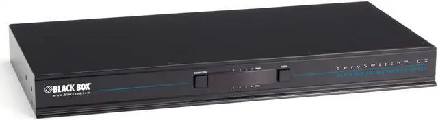 Alt view image 9 of 10 - BLACK BOX KV0424A-R2 KVM SWT CTX SH VGA PS2 USB 4USR 24PT