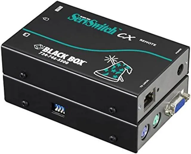 Alt view image 12 of 13 - Black Box CX Series KVM Switch Remote Unit - VGA, PS-2 Console