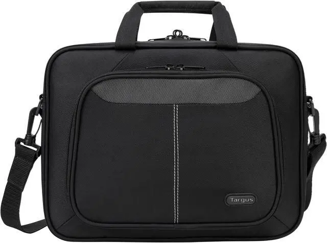 Alt view image 6 of 11 - Targus Intellect TBT248US Carrying Case Sleeve with Strap for 12.1" Notebook, Netbook - Black - Nylon Exterior Material - Shoulder Strap - 10" Height x 13.3" Width x 3" Depth - 1.59 gal Capacity
