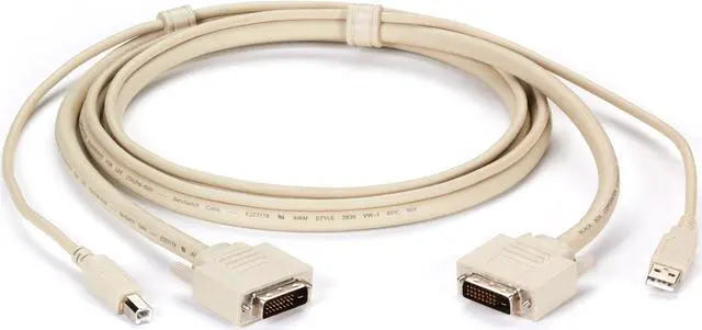 Alt view image 6 of 6 - Black Box ServSwitch DVI/USB Cable, 6-ft. (1.8-m)