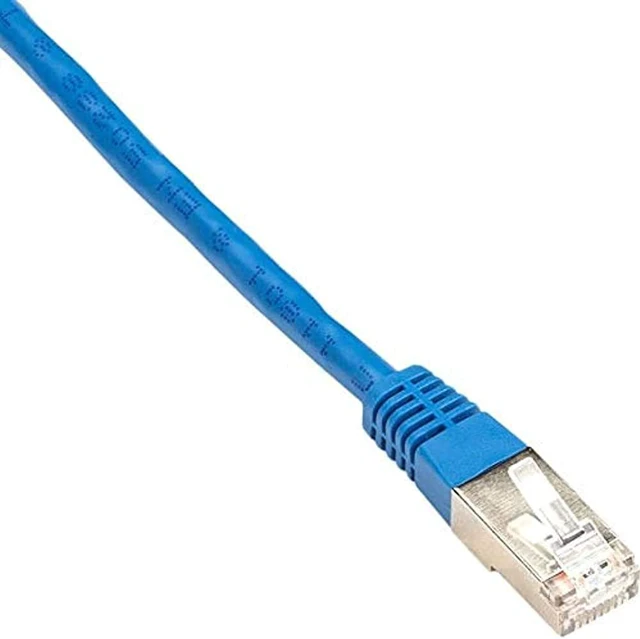 Alt view image 2 of 3 - Black Box Cat6 250-MHz Shielded, Stranded Cable SSTP (PIMF), PVC, Blue, 1-ft. (0.3-m)