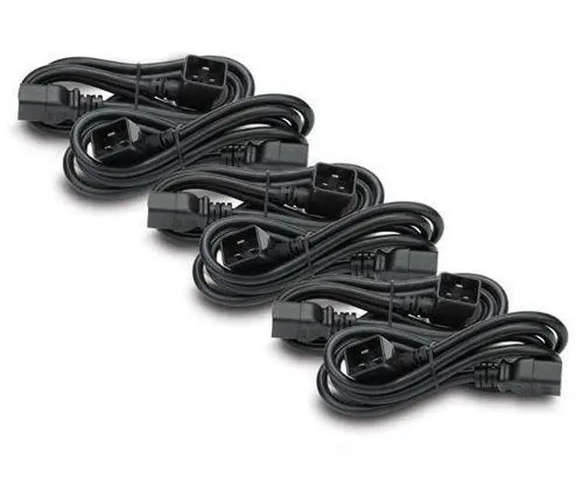 Main image of Power Cord Kit, 16A, 208/230V, C19 To C20R, 2Ft, 3L + 3R