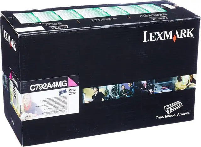 Alt view image 13 of 14 - Lexmark C792A4MG Return Program Toner Cartridge - Magenta