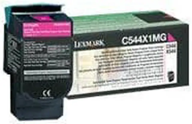 Alt view image 5 of 7 - Lexmark Lexc544X1Mg Lexmark Br X544N - 1-Xhi Rtn Prog Magenta
