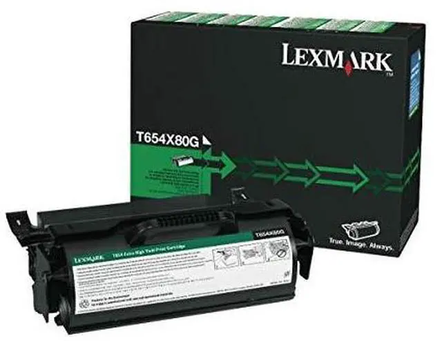 Alt view image 8 of 12 - Lexmark T654X80G Extra High Yield Toner Cartridge - Black