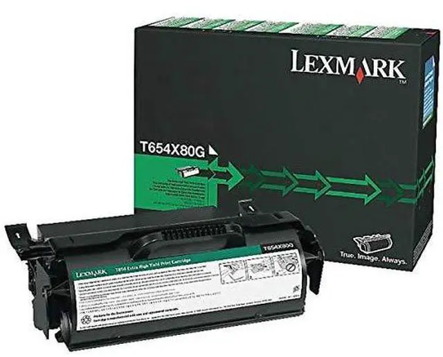 Alt view image 9 of 12 - Lexmark T654X80G Extra High Yield Toner Cartridge - Black