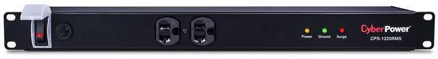 Alt view image 7 of 12 - CyberPower CPS1220RMS 15' 12 Outlets 1800 joule Surge Protector