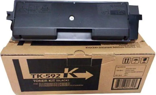 Alt view image 15 of 16 - Kyocera Copystar TK592K Laser Toner Cartridge Black