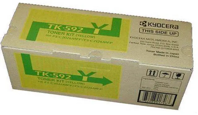 Alt view image 17 of 20 - Kyocera Copystar TK592Y Yellow Toner Yellow