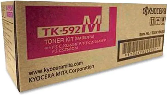 Alt view image 17 of 20 - Kyocera Copystar TK592M Laser Toner Cartridge Magenta