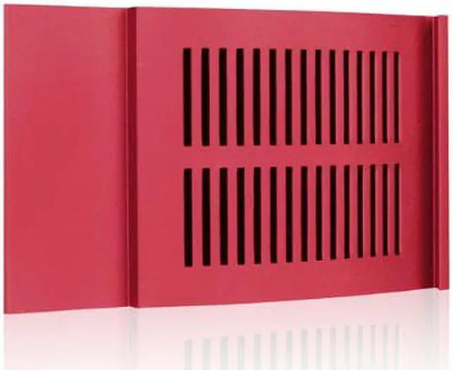 Alt view image 5 of 7 - iStarUSA DD-300-DRED D Storm 3U Series Front Bezels - Red