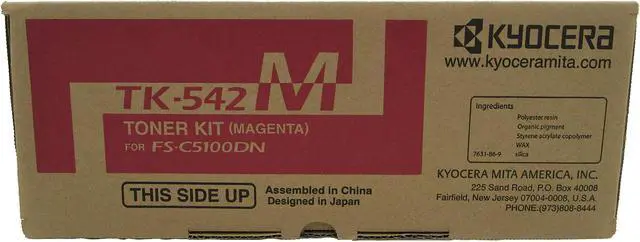 Alt view image 11 of 11 - Kyocera Mita TK-542M Toner Cartridge - Magenta