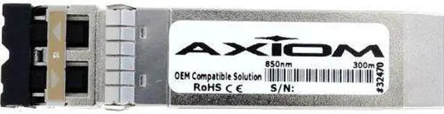 Alt view image 6 of 6 - Axiom SFP+ Transceiver Modules are certified 100% compliant in all OEM applications. They are pre-configured with an application specific code to meet the requirement set forth by the router and switch OEMs. Axiom compatible transceivers pe