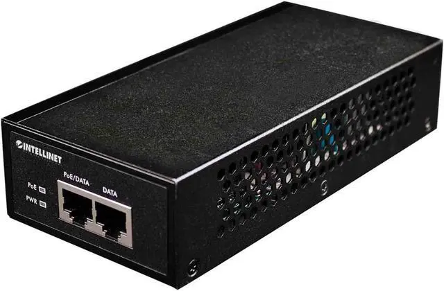 Alt view image 2 of 6 - Intellinet Gigabit High-Power PoE+ Injector, 1 x 30 W, IEEE 802.3at/af Power over Ethernet (PoE+/PoE)