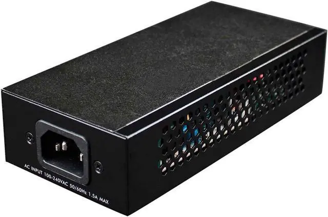 Alt view image 4 of 6 - Intellinet Gigabit High-Power PoE+ Injector, 1 x 30 W, IEEE 802.3at/af Power over Ethernet (PoE+/PoE)