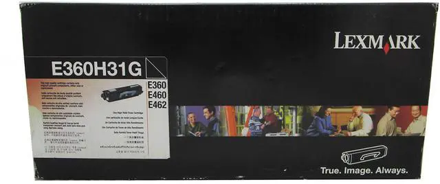 Alt view image 2 of 8 - Lexmark E360H31G Toner Cartridge - Black