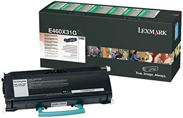 Alt view image 6 of 6 - Lexmark E460X31G Toner Cartridge - Black