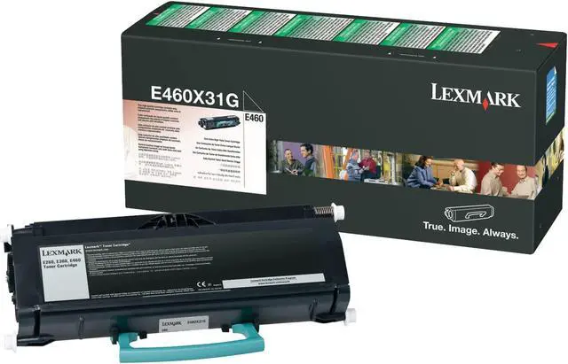 Alt view image 5 of 6 - Lexmark E460X31G Toner Cartridge - Black