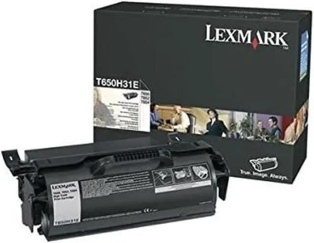 Alt view image 3 of 3 - Lexmark (T650H31G) Black Toner Cartridge