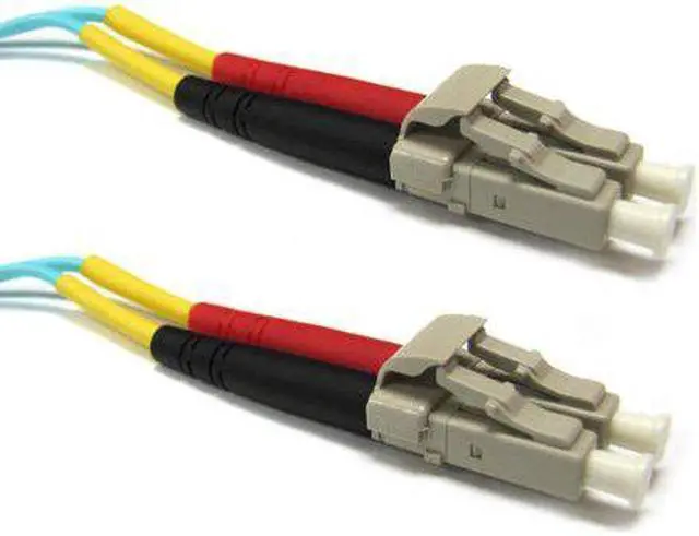 Alt view image 3 of 5 - Weltron LC/LC Multi-Mode 50/125M Aqua Fiber Patch Cable - 3M