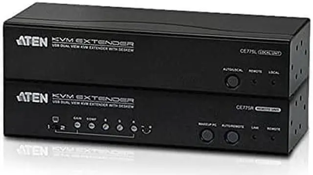 Alt view image 6 of 7 - Vga Dual View Kvm Extender