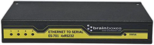 Alt view image 18 of 19 - Brainboxes 4 Port Rs232 Ethernet To Serial Adapter
