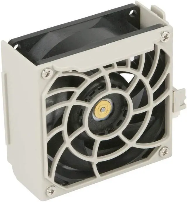 Alt view image 5 of 7 - Supermicro FAN-0125L4 80x32 mm 6.7K RPM SC836 Rear Exhaust Fan w/ Housing