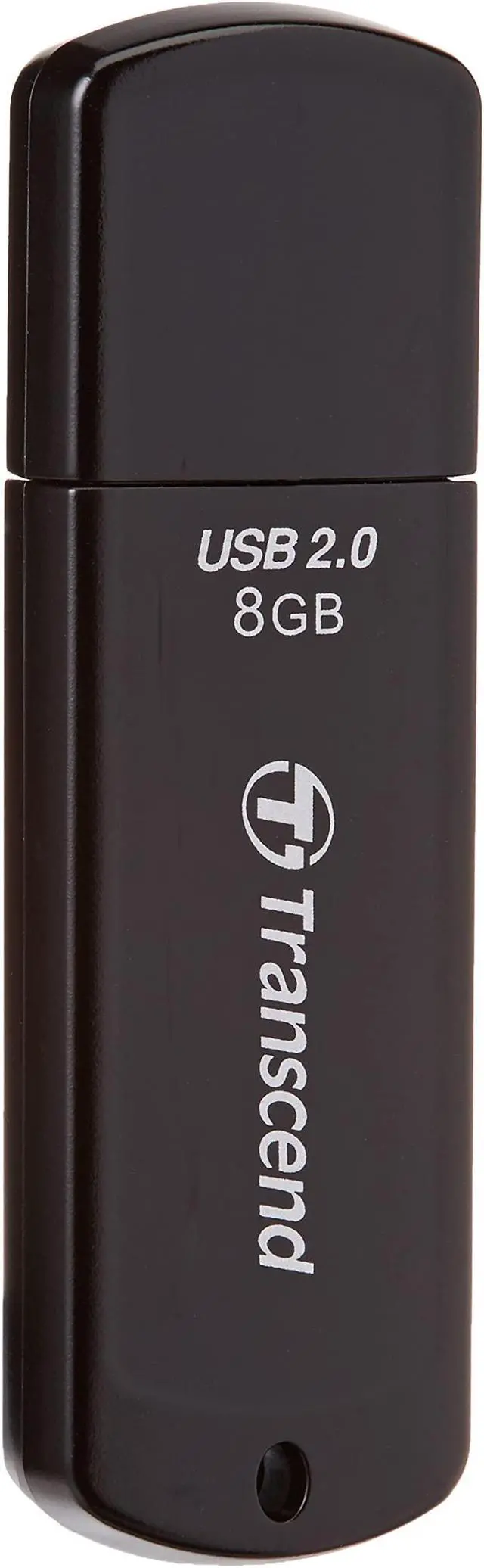 Alt view image 13 of 15 - Transcend JetFlash 350 8 GB USB 2.0 Flash Drive - Black - 1 Pack