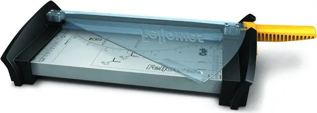 Alt view image 6 of 10 - Fellowes Fusion 120 Paper Cutter - 1 X Blade(s)cuts 10sheet - 12 Cutting Length - Black, Silver