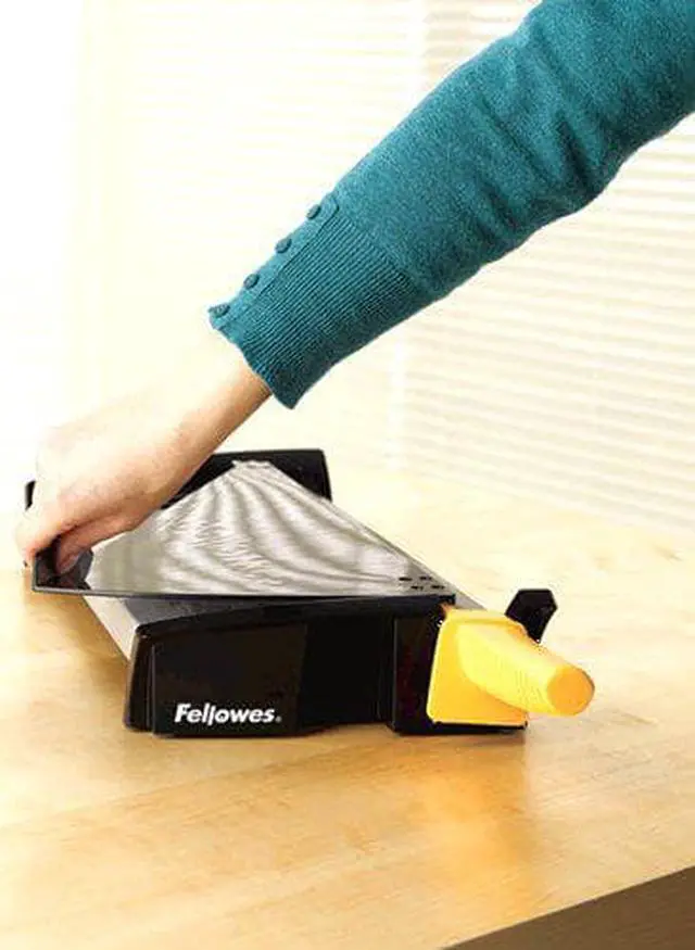 Alt view image 10 of 10 - Fellowes Fusion 120 Paper Cutter - 1 X Blade(s)cuts 10sheet - 12 Cutting Length - Black, Silver