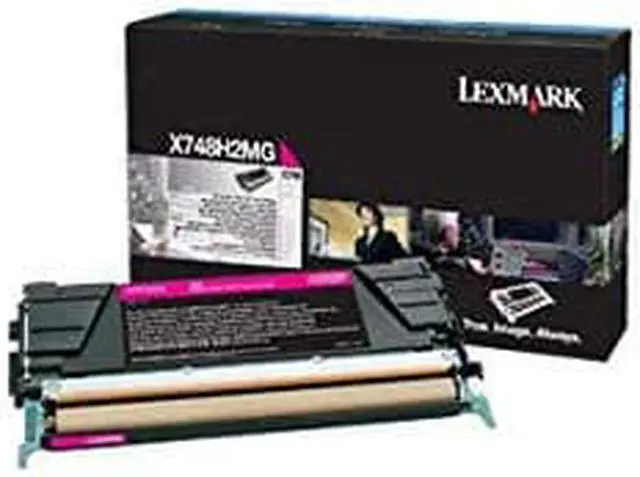 Alt view image 2 of 2 - Lexmark High Yield Magenta Toner Cartridge, 10000 Yield, for Use in Model X748 (X748H2MG)