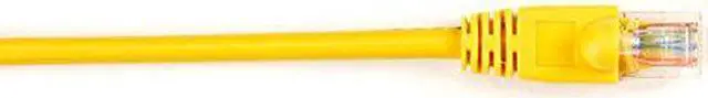 Alt view image 11 of 12 - Black Box CAT5e Value Line Patch Cable, Stranded, Yellow, 1-ft. (0.3-m)