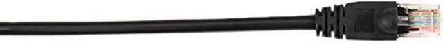Alt view image 6 of 8 - Black Box CAT6 Value Line Patch Cable, Stranded, Black, 1-ft. (0.3-m)