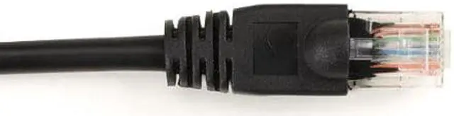 Alt view image 8 of 11 - Black Box CAT6PC-010-BK Connect CAT6 250-MHz Stranded Ethernet Patch Cable - Unshielded, PVC, Snagless Boot, Black, 10-ft.