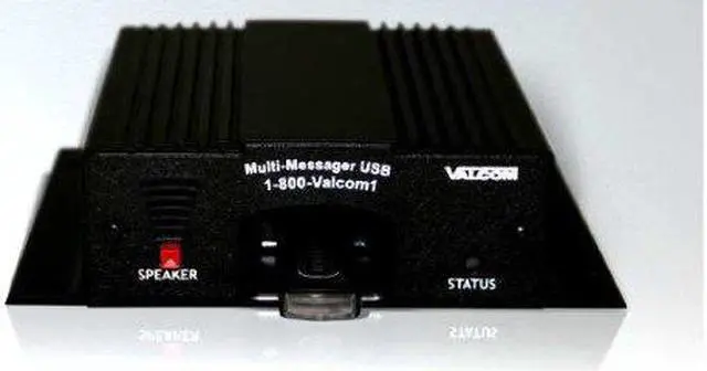Alt view image 12 of 15 - VALCOM V-9989 MESSENGER USB DIGITAL MESSAGING SYSTEM