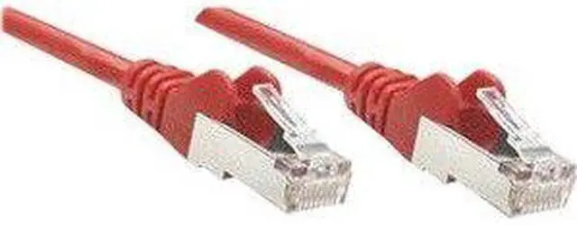 Alt view image 3 of 7 - Intellinet Network Cable, Cat5e, UTP, RJ45 Male / RJ45 Male, 3.0 m (10 ft.), Red