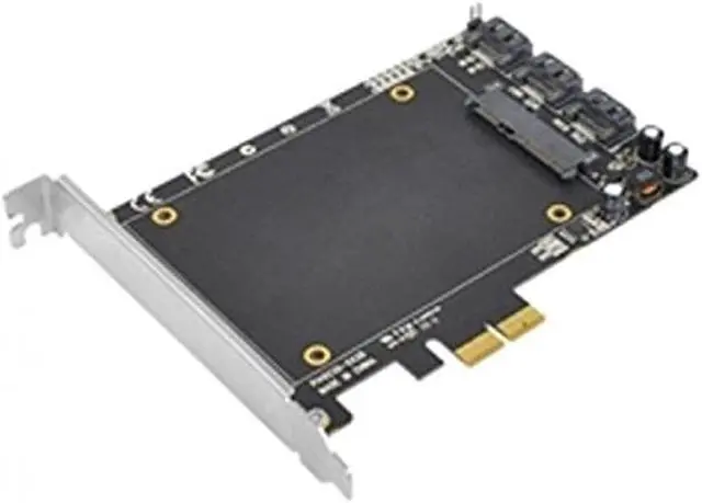 Alt view image 9 of 9 - SIIG SATA 6Gb/s 3i+1 SSD Hybrid PCIe