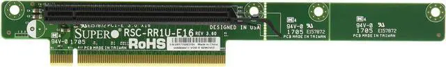 Alt view image 6 of 7 - SUPERMICRO - COMPONENTS Riser Card RSC-RR1U-E16