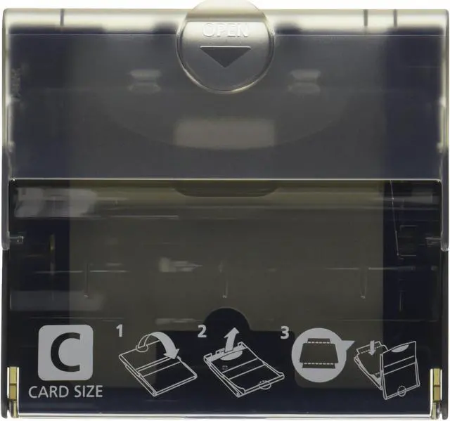 Alt view image 7 of 7 - Canon 6202B001 Selphy PCC-CP400 Dye Sub Paper Cassette 81 Sec USB Card Size