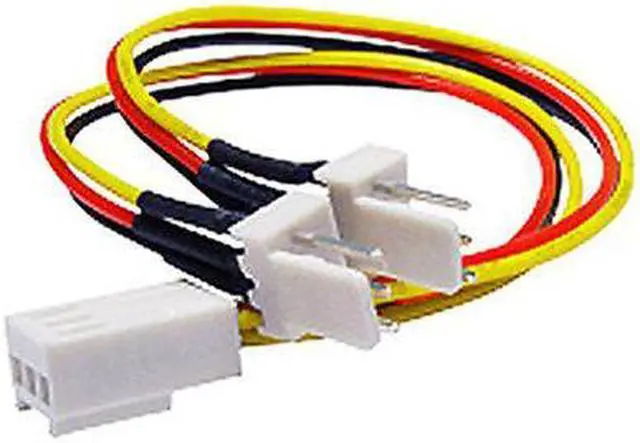 Alt view image 2 of 2 - 3pin Female to Two 3pin Male Y-cable