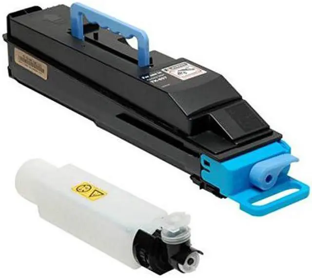 Alt view image 3 of 5 - Kyocera-strategic Kyocera Tk-857c Cyan Toner Cartridge And 1 Waste Container For Use In Taskalfa 4