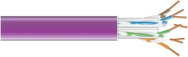 Alt view image 11 of 11 - GIGATRUE 550 Cat6 Bulk 1000 FT, PVC Violet
