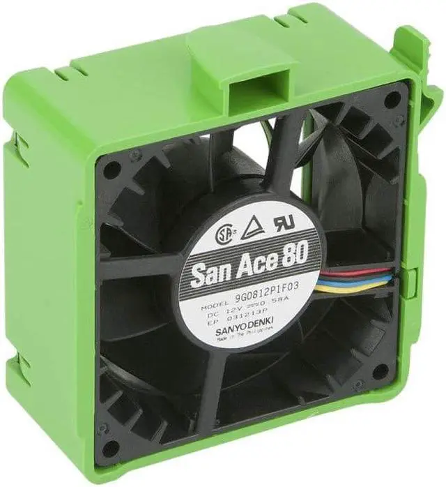 Alt view image 11 of 12 - Fan-0074L4 Middle Hot-Swap Fan For Sc743 Chassis, W/ Housing