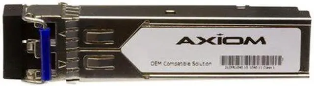 Alt view image 10 of 10 - Axiom SFP Transceiver Modules are certified 100% compliant in all OEM applications. They are pre-configured with an application specific code to meet the requirement set forth by the router and switch OEMs. Axiom compatible transceivers per