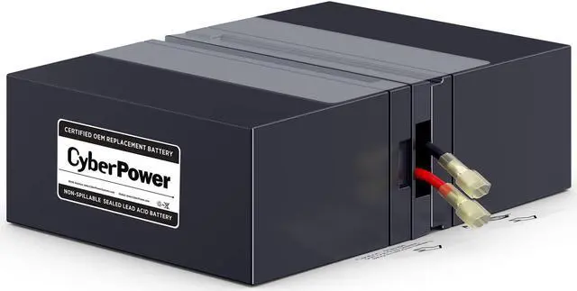 Alt view image 7 of 12 - CyberPower - RB1280X2D - CyberPower RB1280X2D UPS Replacement Battery Cartridge 12V 8AH - 8000 mAh - 12 V DC -