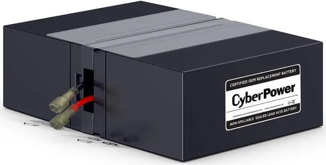 Alt view image 6 of 12 - CyberPower - RB1280X2D - CyberPower RB1280X2D UPS Replacement Battery Cartridge 12V 8AH - 8000 mAh - 12 V DC -