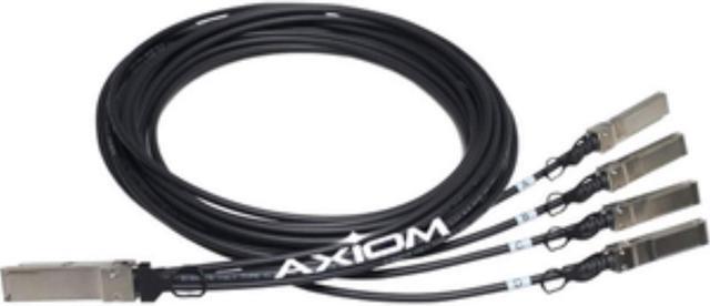 Alt view image 4 of 6 - Axiom Qsfp+ To 4 Sfp+ Passive Twinax Cable 1m - Twinaxial